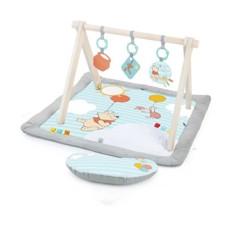 DISNEY BABY Winnie the Pooh Activity Mat, Foldable Wooden Play Arch, M