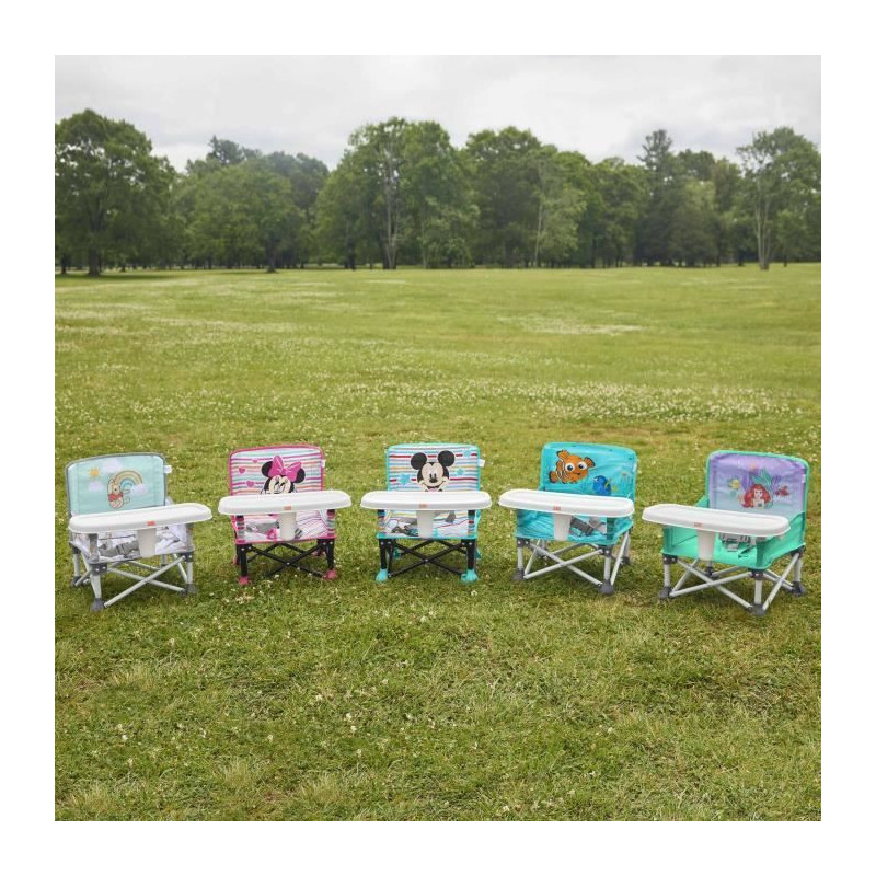 DISNEY BABY Mickey Mouse Booster Chair, Pop 'n Sit, Indoor, Outdoor, C