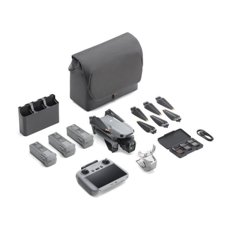 Drone - DJI - Air 3S Fly More Combo (- DJI - RC 2) - Dual CMOS 1 Camer