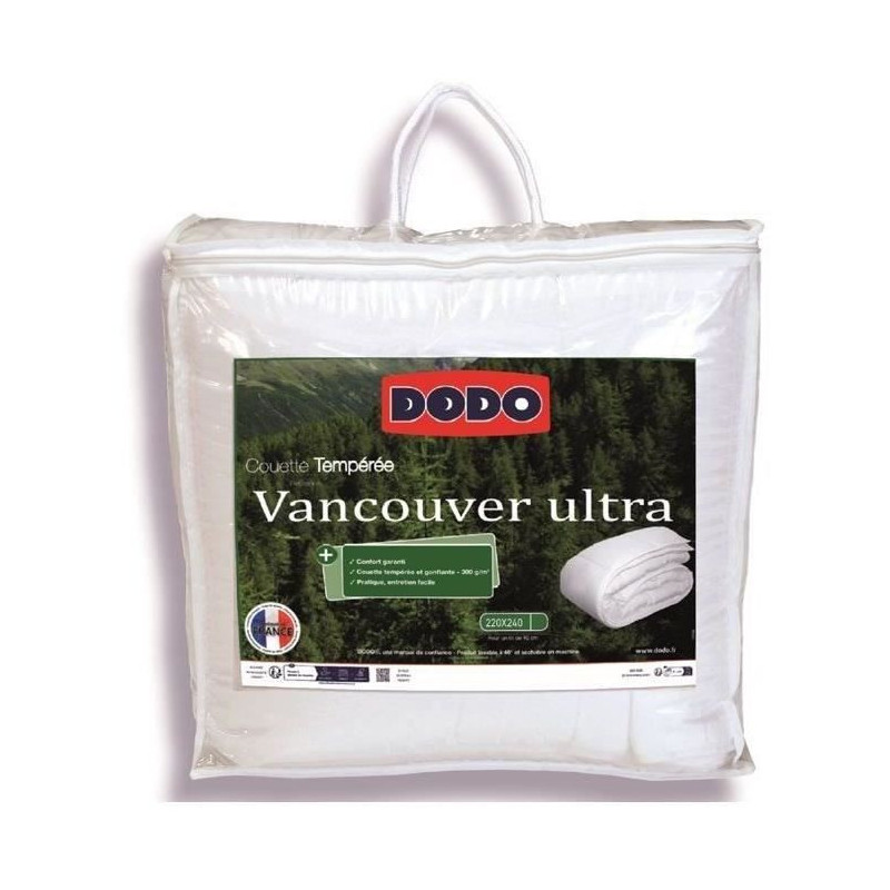 DODO Temperate Vancouver duvet - 220 x 240 cm - White