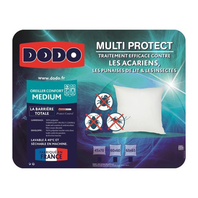 Multiprotct pillow dodo - 65 x 65 cm