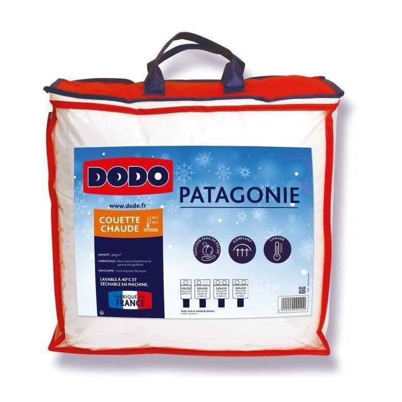 Dodo Hot Patagonia White Duvet - 240x260 cm