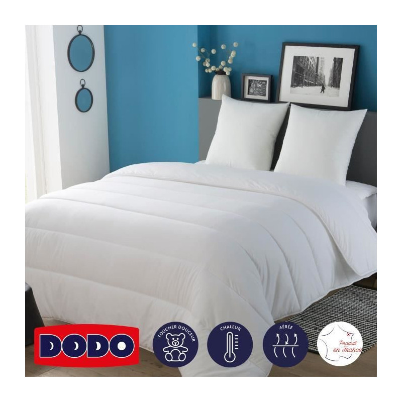 Duvet 240 x 260 cm - Dodo - Temperate - 100% Polyester fiber - For 2 p