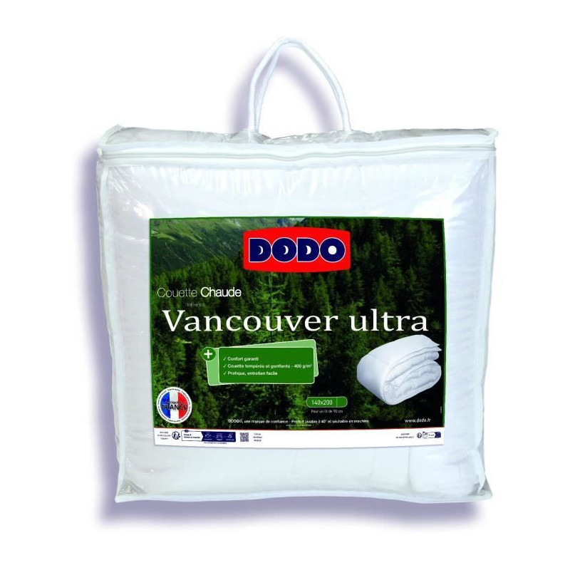 Dodo Vancouver Duvet - 140x200 cm - Ultra - Made in France
