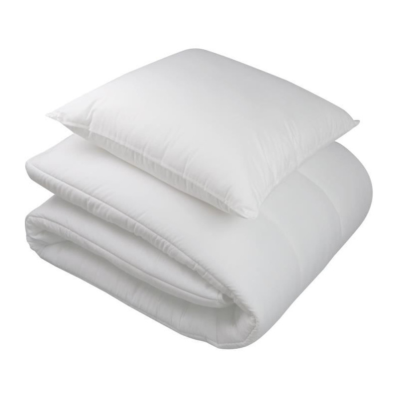 Protection pack: duvet 140x200 cm + pillowcase + 1 pillow protector -