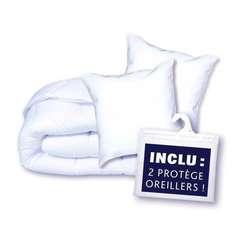 Protection pack: duvet 220x240 cm + pillowcase + 1 pillow protector -