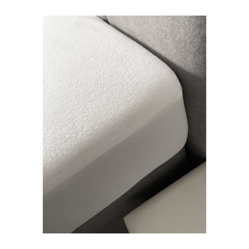 Absorbent mattress protector - 90x190 cm - polyester