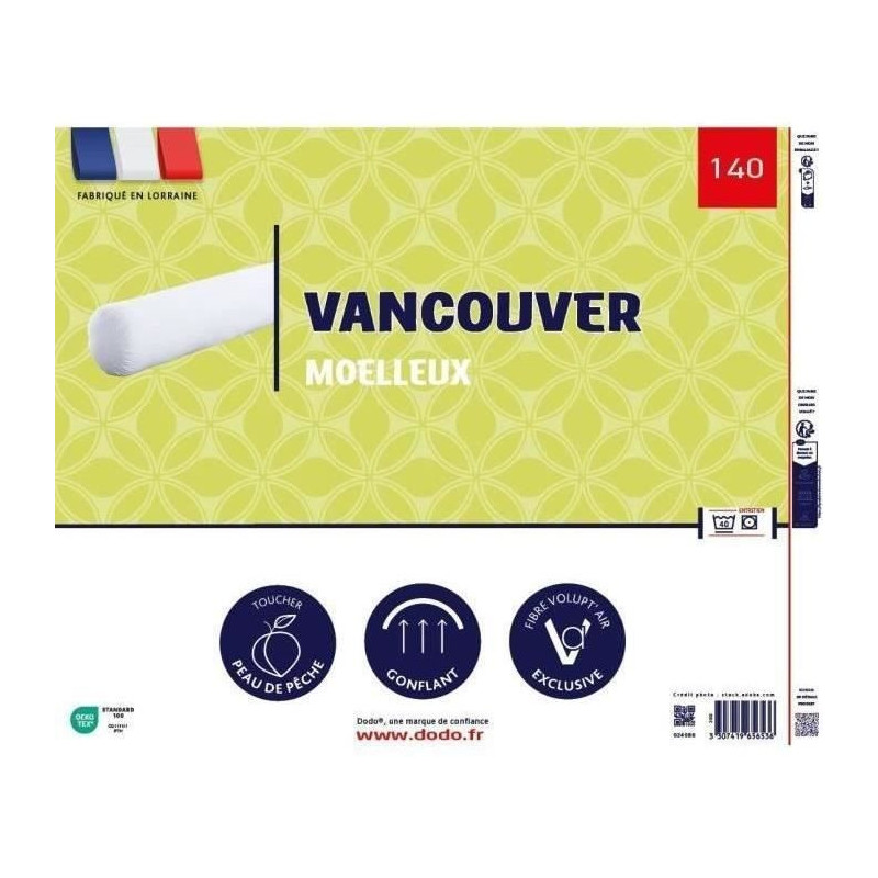 VANCOUVER Bolster 140 cm - 100% Polyester - DODO