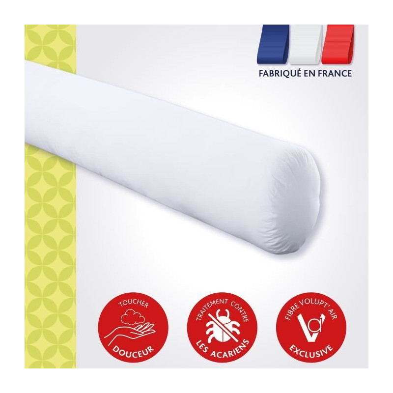 VANCOUVER bolster 140 cm - anti-mite - 100% Polyester - DODO