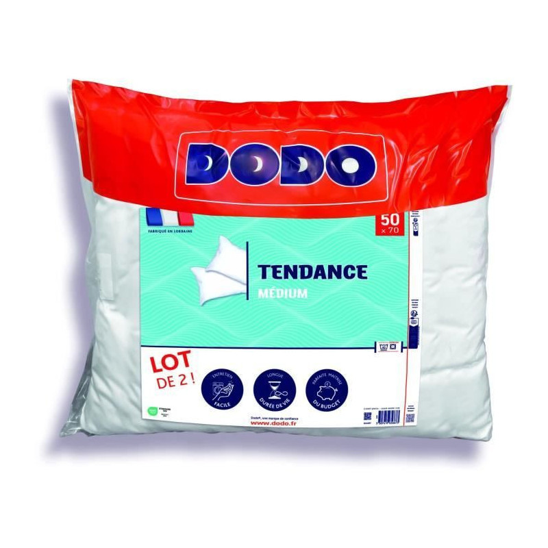 Set of 2 Trendy pillows 50x70 cm - 100% Polyester - DODO