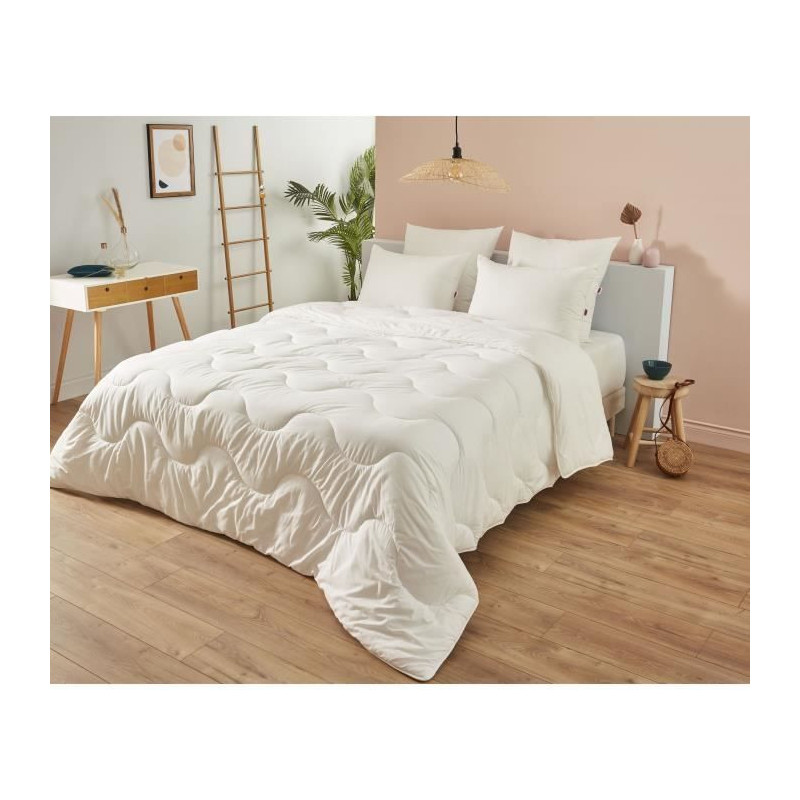 Duvet 140x200 cm DODO CHAMPS DE LIN - Warm - 450G/m² - 1 person duvet