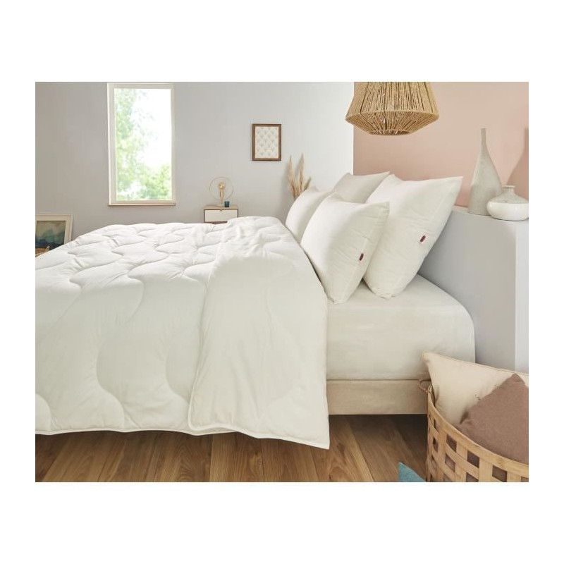 Duvet 140x200 cm DODO CHAMPS DE LIN - Warm - 450G/m² - 1 person duvet