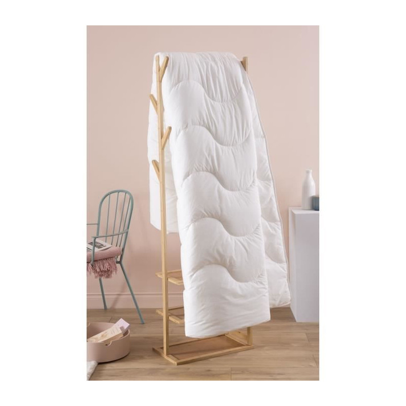 Duvet 240x260 cm DODO CHAMPS DE LIN - Warm - 450G/m² - Duvet for 2 pe