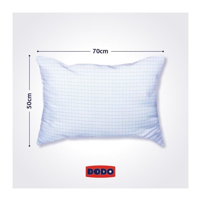 DODO medium pillow 50x70 cm - Anti-bug, anti-mite protection - 550 gr