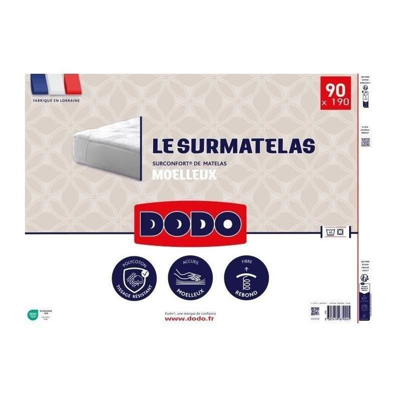 DODO mattress topper - 90x190 cm