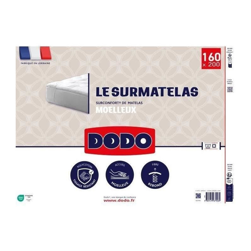 DODO mattress topper - 160x200 cm