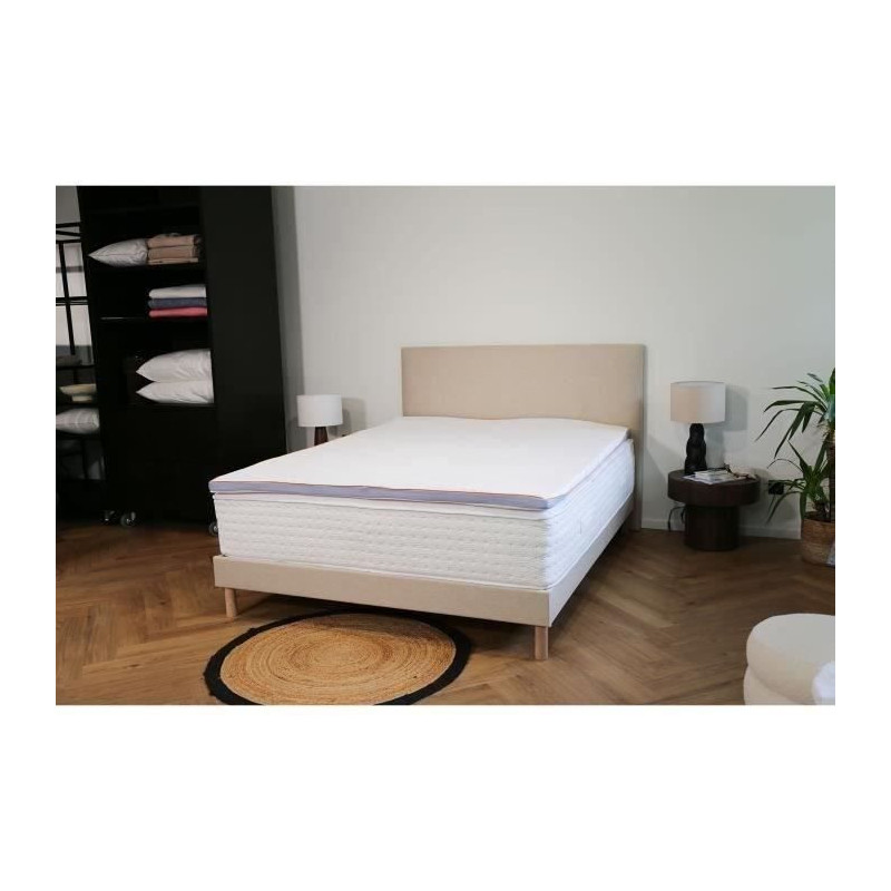 DODO mattress topper - 140x190 cm - Removable cover - ERGO LATEX