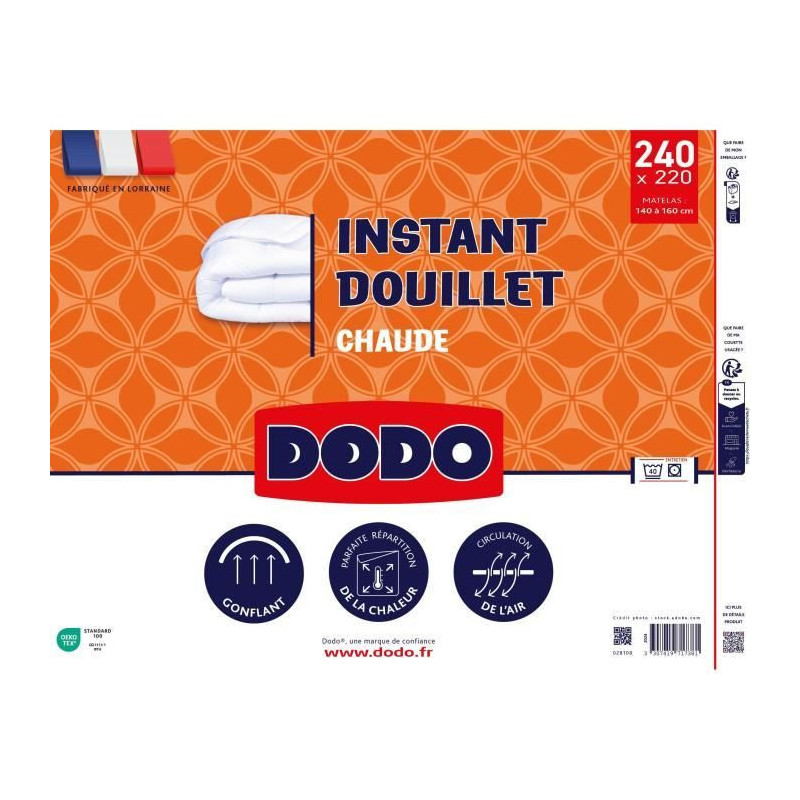DODO - Warm duvet - Cozy moment - 220 x 240 cm - 2 people