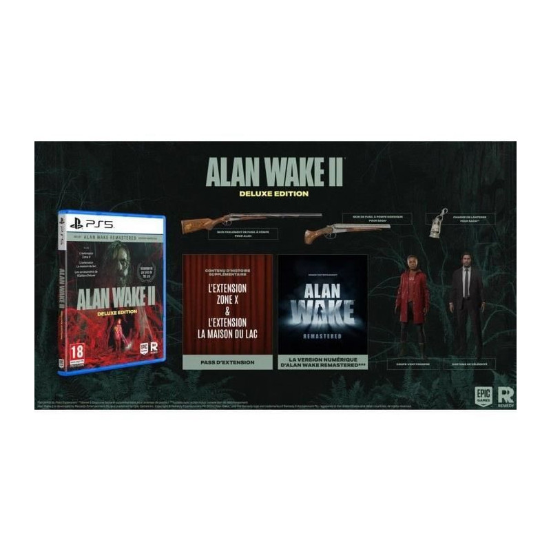 Alan Wake 2 - PS5 Game - Deluxe Edition