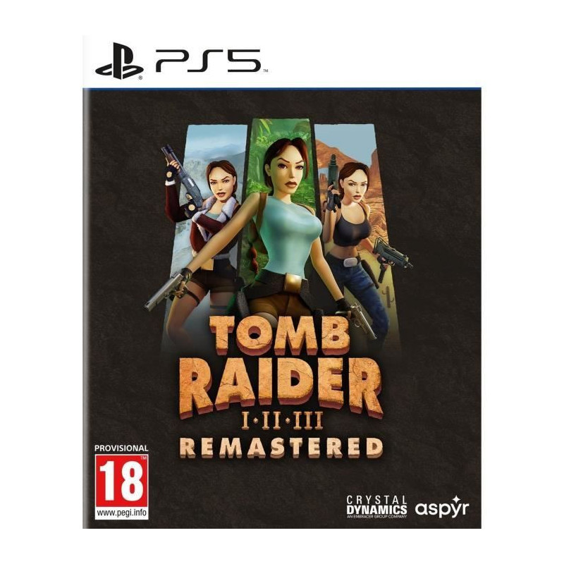 Tomb Raider I-III Remastered Starring Lara Croft - PS5 Game