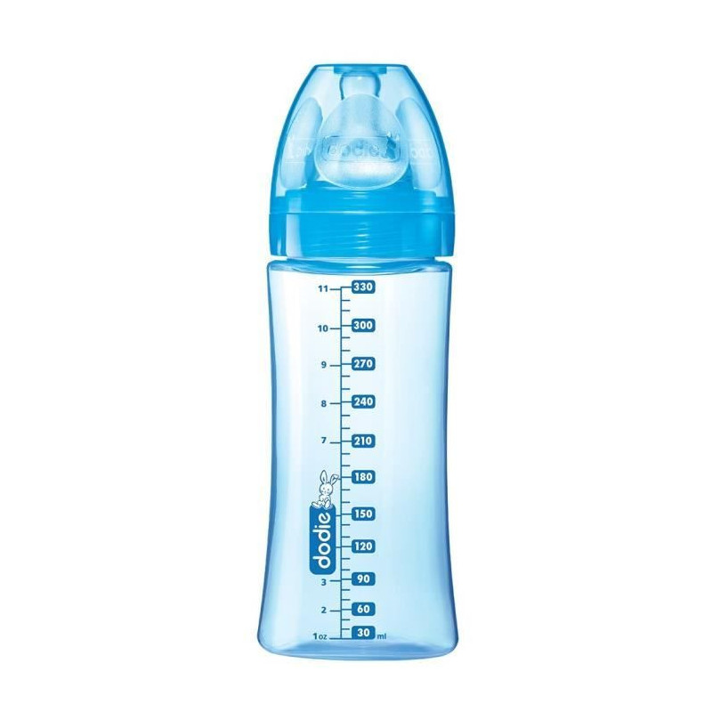 DODIE Initiation Bottle + 330ml BLUE FIREFIGHTER - +6 months - round t
