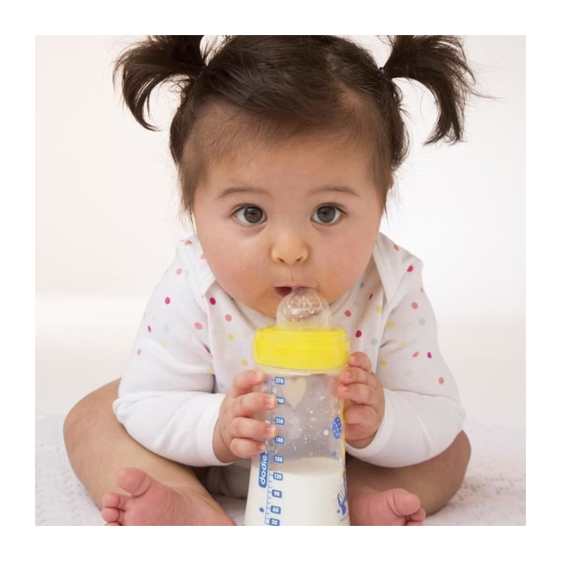 DODIE Wide Neck Flat Teat 0-6 Months Silicone