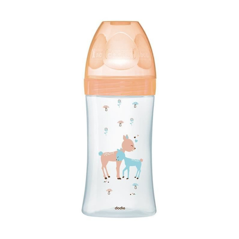 DODIE Bottle Sensation Glass 270ml Beige Biche - 0-6 Months