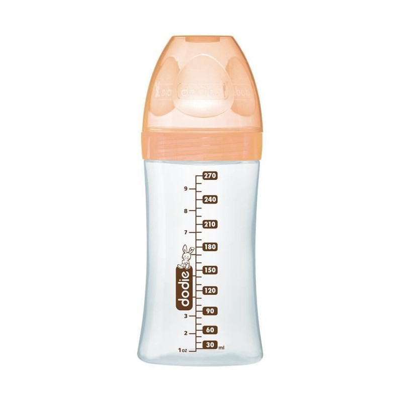 DODIE Bottle Sensation Glass 270ml Beige Biche - 0-6 Months
