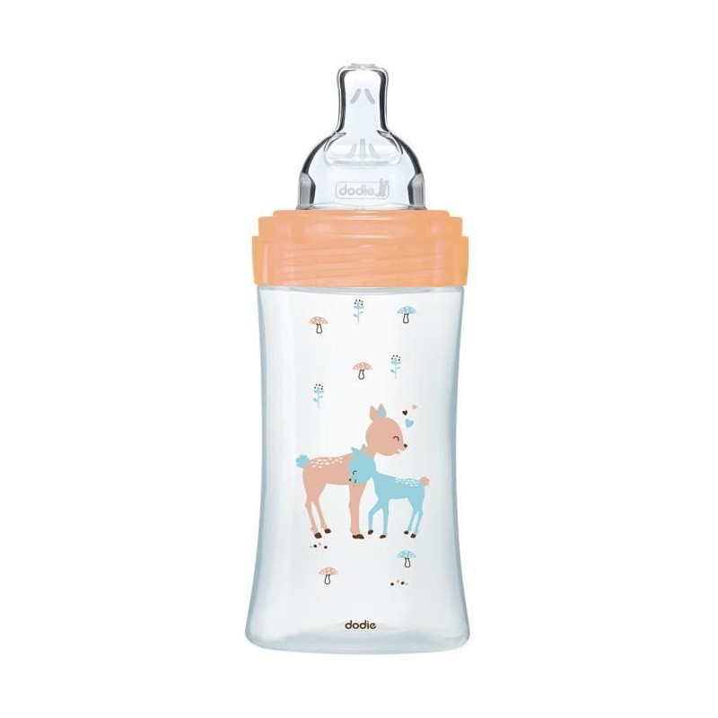 DODIE Bottle Sensation Glass 270ml Beige Biche - 0-6 Months