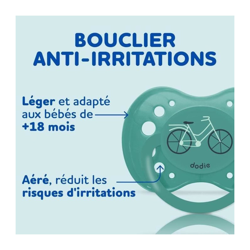 DODIE Anatomical Pacifiers x3 - +18 months - ES6