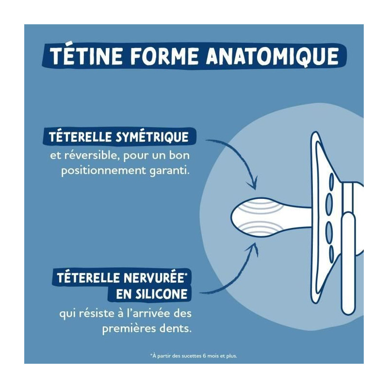 2 Anatomical pacifiers - DODIE - A108 EDL - +18 months - Mathilde Caba