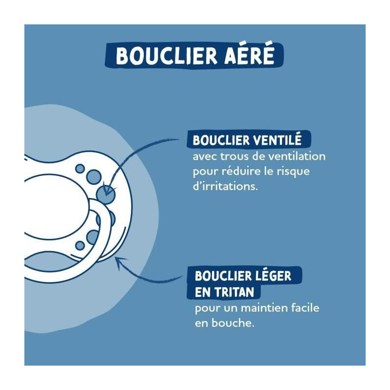 2 Anatomical pacifiers - DODIE - A108 EDL - +18 months - Mathilde Caba