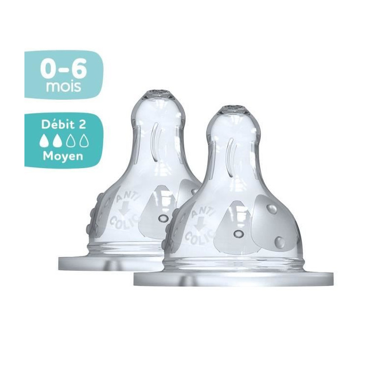 DODIE Initiation Teat + Supernova round 3 speed - wide neck - 0-6 mont
