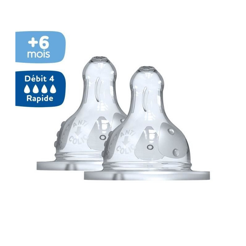 DODIE Initiation Teat + 3-speed round Supernova - wide neck - +6 month