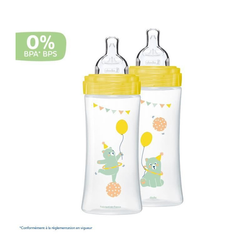 Dodie - Lot of 2 Sensation Bottles + 330ml