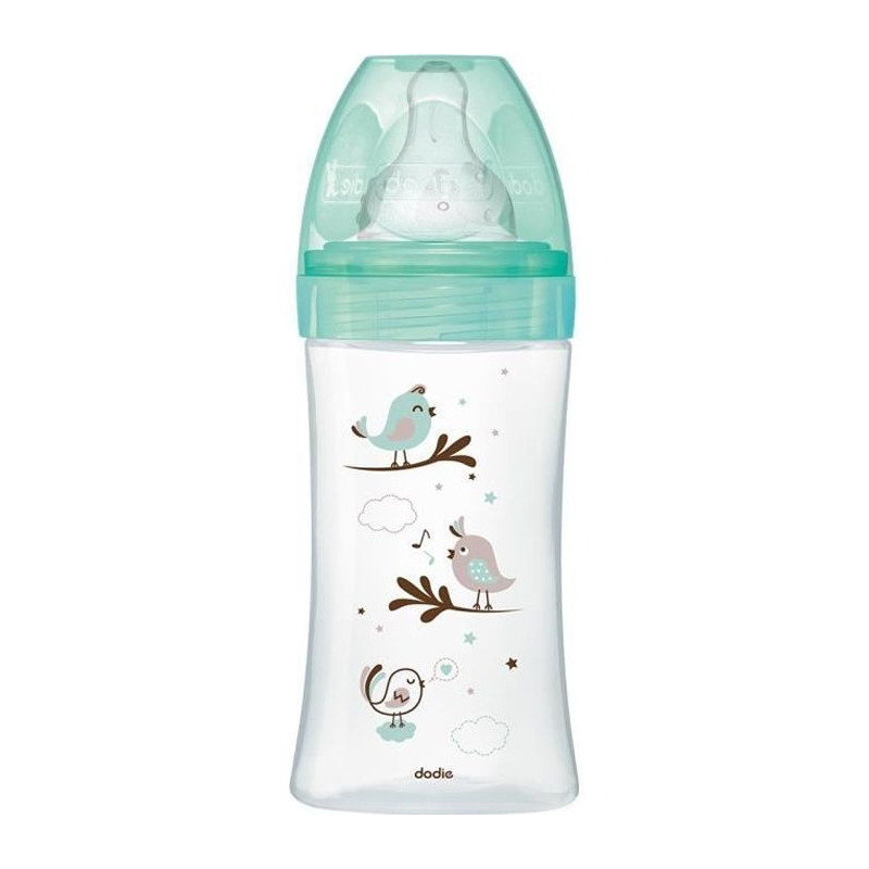 DODIE Anti-colic bottle Initiation + GLASS 3 speeds flow 2 - 270ml - V