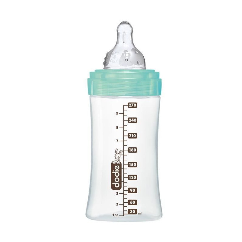 DODIE Anti-colic bottle Initiation + GLASS 3 speeds flow 2 - 270ml - V