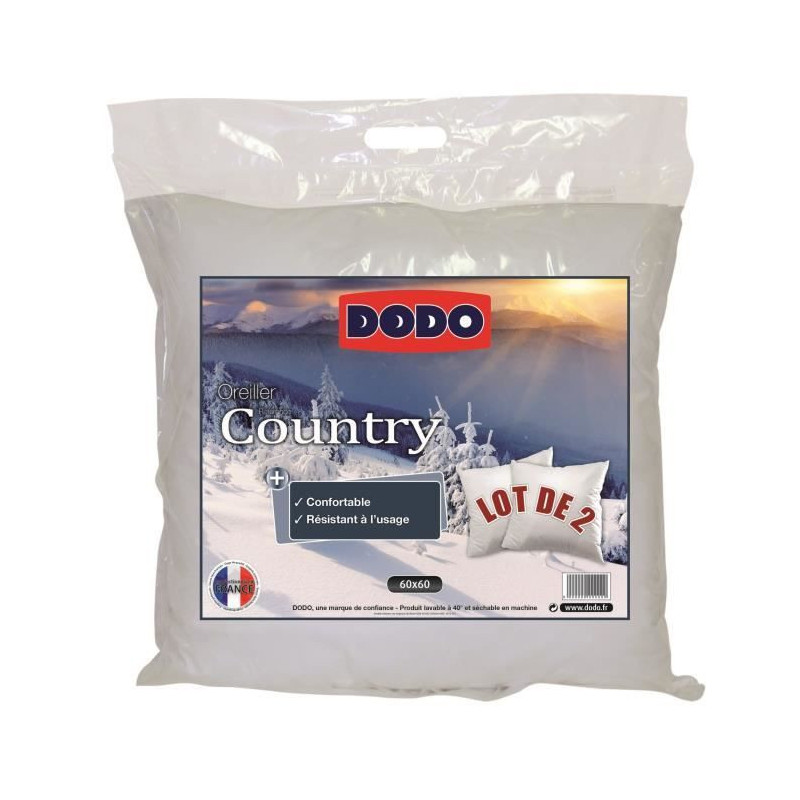 Dodo Lot of 2 Country Pillows 60x60cm