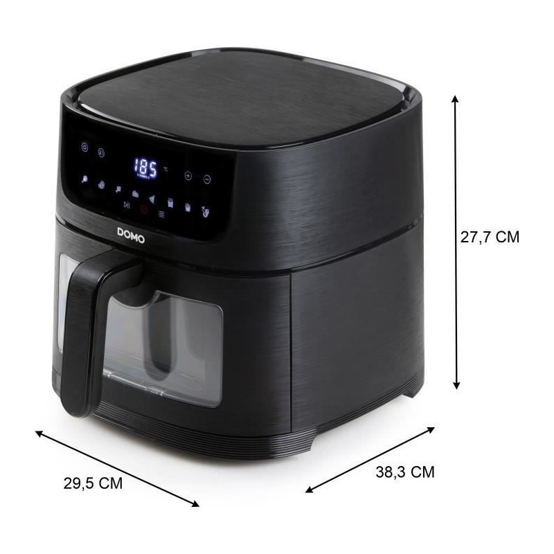 Hot air fryer - DOMO - DO540FR - 6L - Digital display - 8 programs - D
