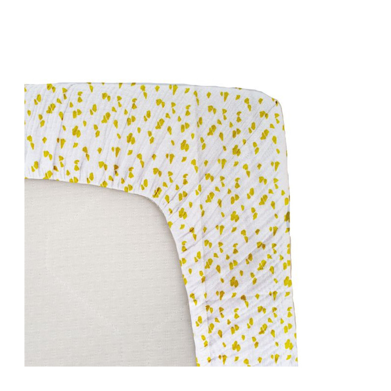 Jersey fitted sheet - DOMIVA - Savannah - 60 x 120 cm - Stretch cotton