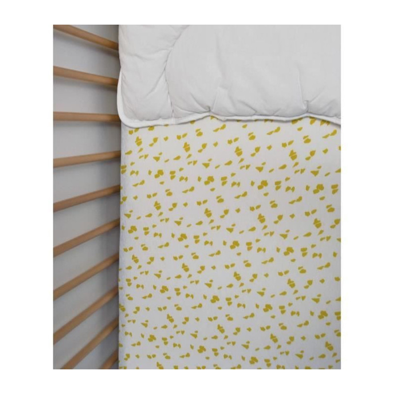Jersey fitted sheet - DOMIVA - Savannah - 60 x 120 cm - Stretch cotton