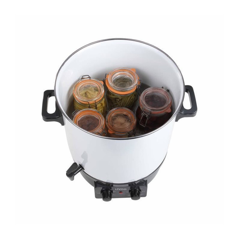 Electric jar sterilizer - LIVOO - DOM334 - 1800W - 27L - Ø35 cm - Adj