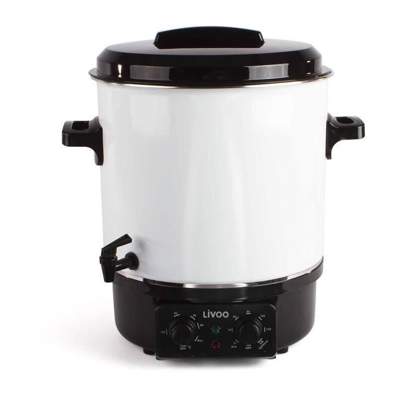 Electric jar sterilizer - LIVOO - DOM334 - 1800W - 27L - Ø35 cm - Adj