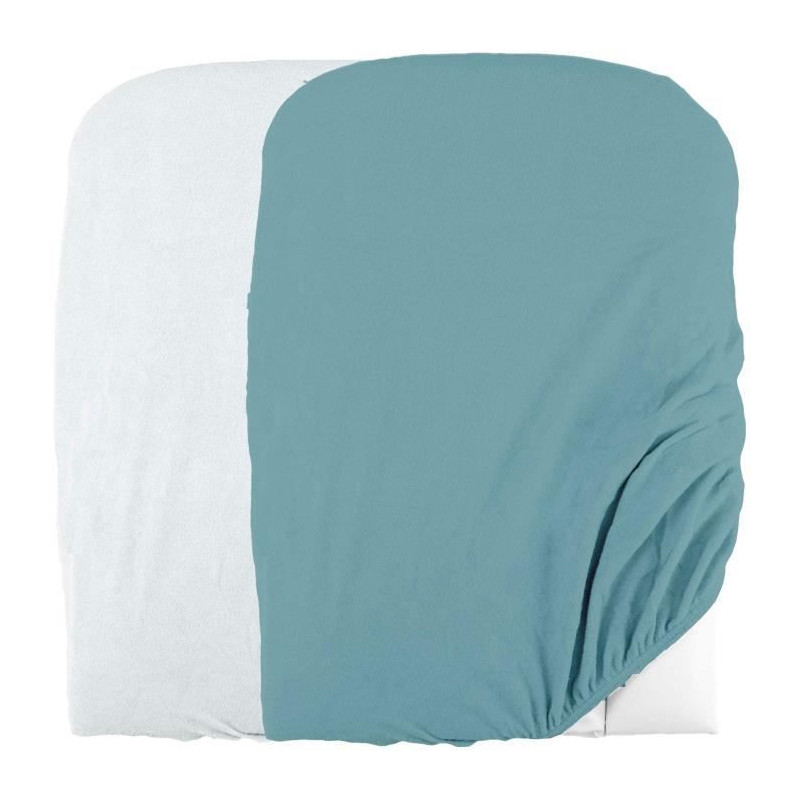 Domiva Set of 2 changing mat covers - 50 x 75 cm - Polycotton sponge -