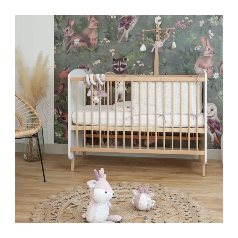 Changing mat + Cover with 1 waterproof sponge - DOMIVA - LILAC