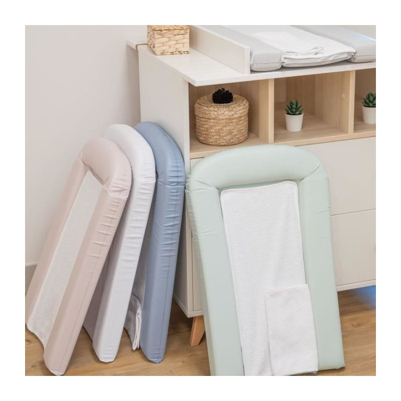 PVC changing mat with 2 removable sponges/comfort 42x70 cm cloud