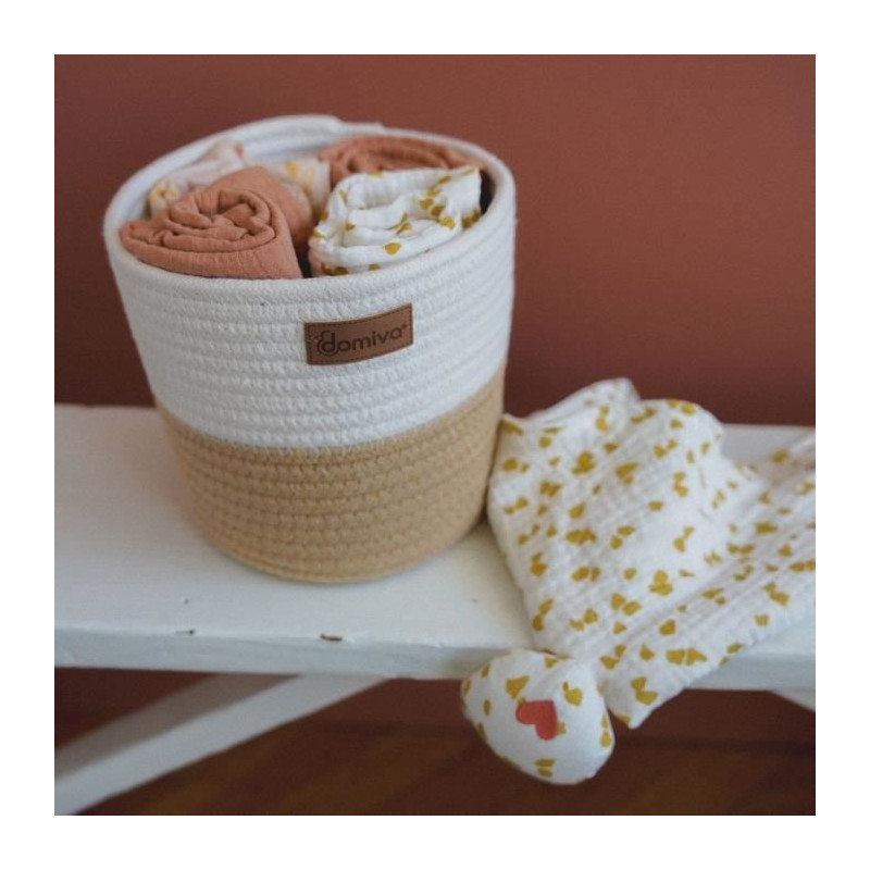 Storage baskets - DOMIVA - Honey Moon - Woven cotton