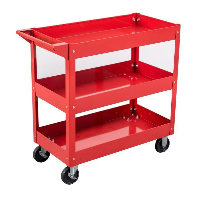 3-tray workshop trolley - DOMAC - Store your tools easily, and above a