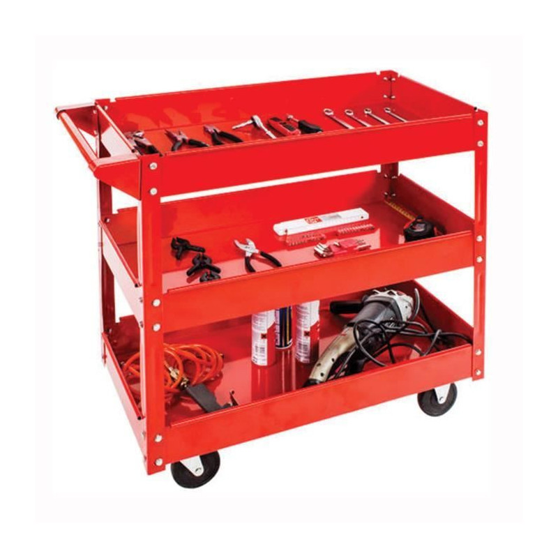 3-tray workshop trolley - DOMAC - Store your tools easily, and above a