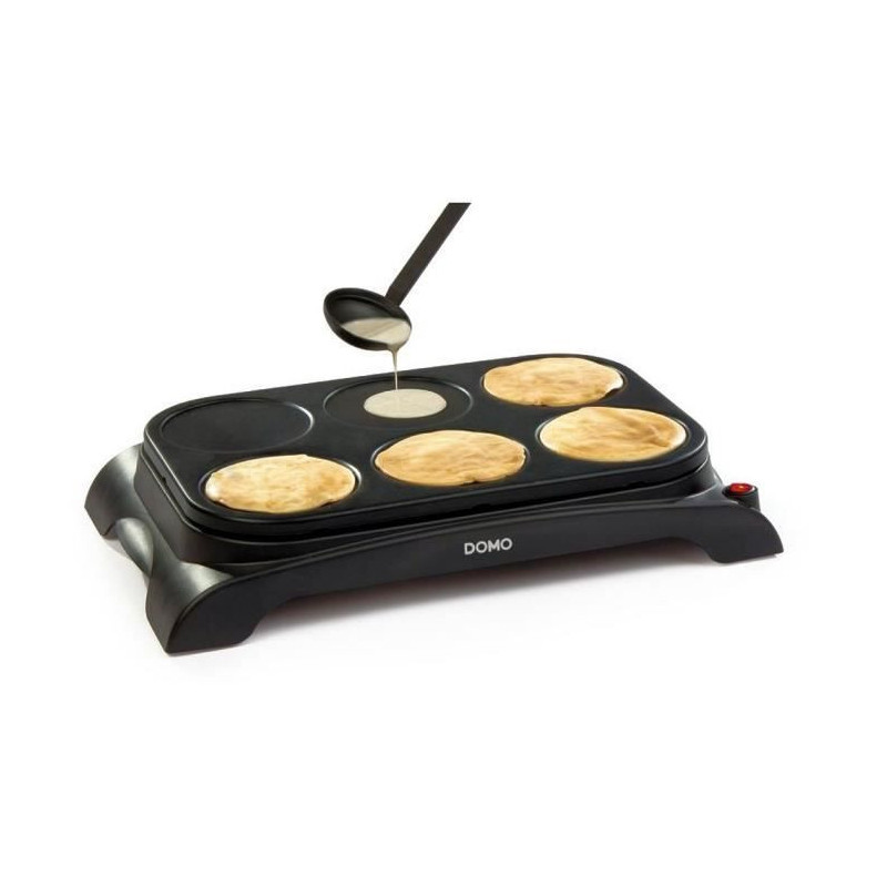 DOMO DO8709P Crepiere - 6 people - 1000W - Black